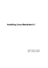 Installing Linux Mandrake 6.1
