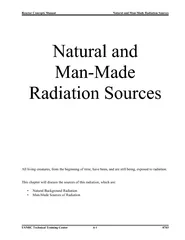 Reactor Concepts ManualNatural and Man-Made Radiation Sources
...