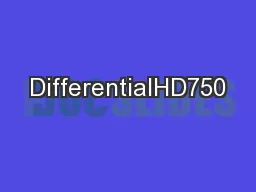 DifferentialHD750