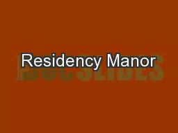 Residency Manor