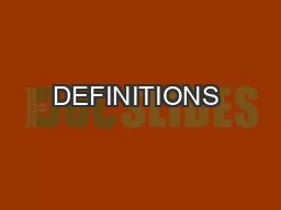                              DEFINITIONS                                        