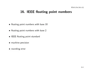 EE103(Fall2011-12)16.IEEE\roatingpointnumbers\roatingpointnumberswith
