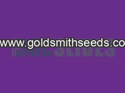 www.goldsmithseeds.co