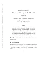 VirtualMarionettes:ASystemandParadigmforReal-Time3DAnimationAdiBar-Lev