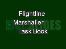 Flightline Marshaller     Task Book