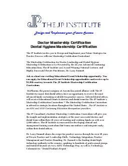 The Doctor Leader Mastership Certification curriculum is held at the s