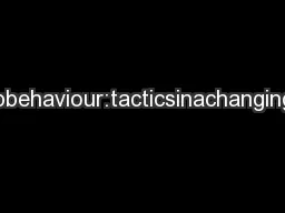 Mate-guardingcourtshipbehaviour:tacticsinachangingworldDamianO.Elias,S
