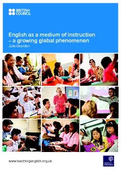 www.teachingenglish.org.ukEnglish as a medium of instruction