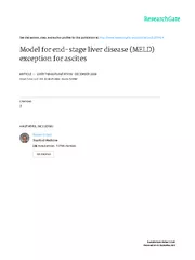 MELDSUPPLEMENTModelforEnd-StageLiverDisease(MELD)ExceptionforAscitesSc