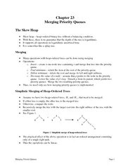 Merging Priority Queues  Page 1 Skew heap 