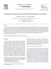 Journal of Experimental Social Psychology 43 (2007) 341