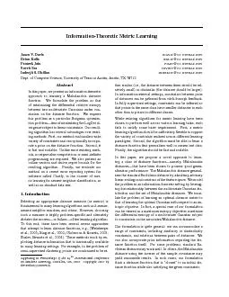 Information-TheoreticMetricLearning