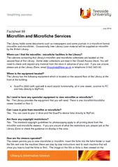 Microfilm and Microfiche Services