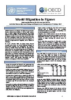 World Migration in Figures
