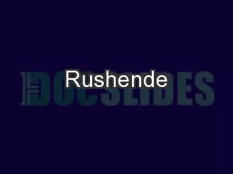 Rushende�n  Morrisons�  Queenbor�ough  MinsterMondays to Fridays