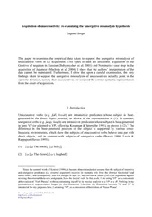 Proceedings of ConSOLE XVI, 2008, 21-38 http://www.sole.leidenuniv.nl