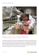 MISCALCULATED RISKMARCH 2011A Reuters review of company and regulatory