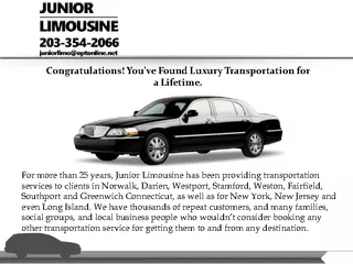 Luxury Transportation Darien CT