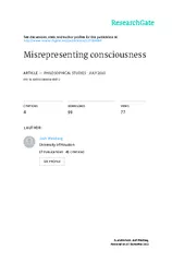 Misrepresentingconsciousness