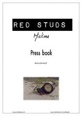 ,,,,,,Red Studs Mistime ,,,,,Press book ,,,Rock alternatif ,,,,