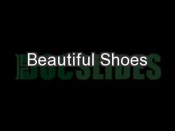 Beautiful Shoes