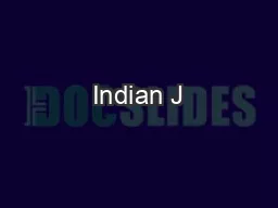 Indian J