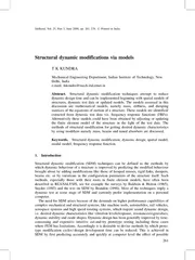 dynamicmodificationsviamodelsTKKUNDRAMechanicalEngineeringDepartment,I