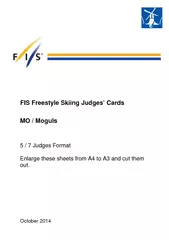 FIS Freestyle Skiing Judges