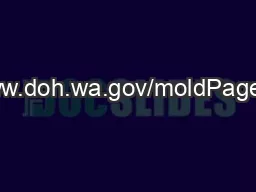 www.doh.wa.gov/moldPage of