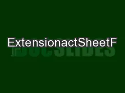 ExtensionactSheetF