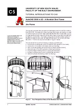 1Updated:  May 2000AutoCAD 2000 in 3D - A Monkish Shot Tower