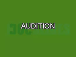 AUDITION MONOLOGUES