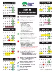 Student calendar