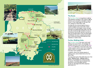 wo Moors Wayis a long-distance walkingDartmoor and Lynmouth on the Nor