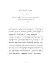 Mathematics,morallyEugeniaChengDepartmentofPureMathematics,Universityo