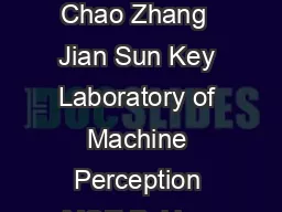 Salient Object Detection by Composition Jie Feng  Yichen Wei  Litian Tao  Chao Zhang  Jian Sun Key Laboratory of Machine Perception MOE Peking University Microsoft Research Asia Microsoft Search Techn