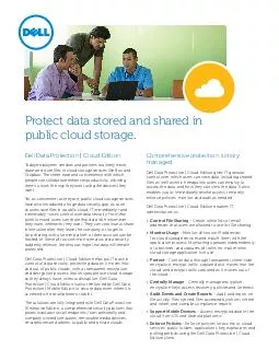 Protect data stored and shared in public cloud storage