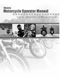 Operating a motorcycle safely