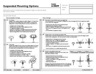 Suspended Mounting Options