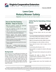 Rotary mowers are very useful types of equipment, but