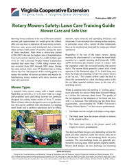 Rotary Mowers Safety: Lawn Care Training Guide