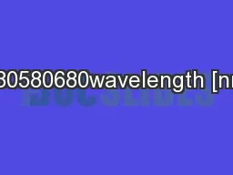 0.51.52.5380480580680wavelength [nm]Absorbance