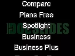 LinkedIn Premium Compare Plans Free Spotlight Business Business Plus Executive Pro Annual