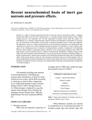 UHM 2006, Vol. 33, No. 3 – Neurochemical basis of narcosis and
