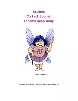 Student Control Journal Parents keep away C  FlyLady  Co