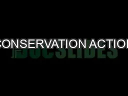 CONSERVATION ACTION