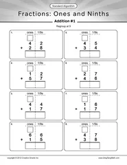 www.GregTangMath.comFractions: Ones and Ninths