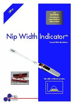 Formerly Roller Nip Indicator
