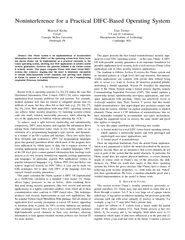 NoninterferenceforaPracticalDIFC-BasedOperatingSystemMaxwellKrohnCyLab