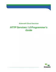 HTTP Services Programmer’s Guide